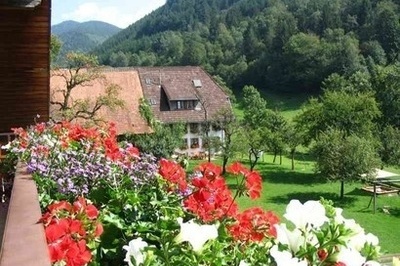 Ein Blick vom G�stehausbalkon